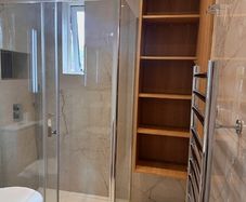 Bespoke Solid Wood Bathroom Tall Boy / Storage Unit