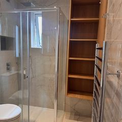 Bespoke Solid Wood Bathroom Tall Boy / Storage Unit