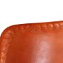 Dining Chairs 6 pcs Brown Real Leather Image 6