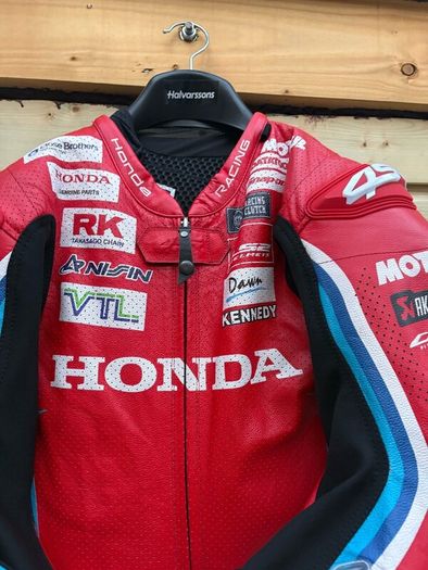 Jack Kennedy original motorcycle leathers