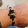 Sterling Silver Art Deco Onyx Bracelet Image 8