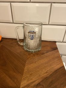 Vintage harp lager tankard