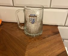 Vintage harp lager tankard