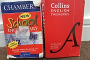 Chambers School Dictionary and Collins English Thesauras