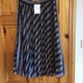 BNWTS Savida Black ditzy floral pleated midi Skirt size S 8/10 includes postage Image 2