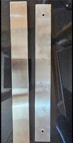 2x Magnetic knife rack - stainless steel 5e each
