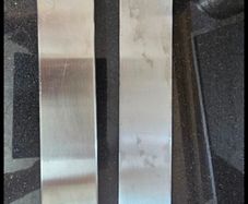 2x Magnetic knife rack - stainless steel