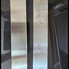 2x Magnetic knife rack - stainless steel