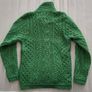 Aran Sweater/ Cardigan for Women, Size: XS Image 3