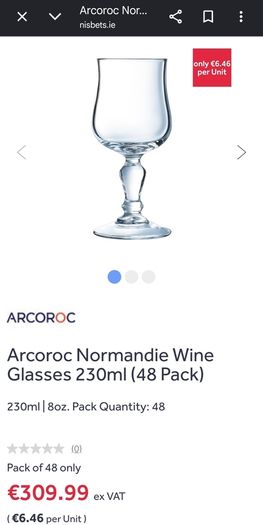 (REDUCED) x16 Arcoroc Wine Glasses