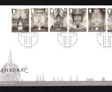 2008 Great Britain Cathedrals Commemorative Stamps addressed First Day Cover (FDC) with Edinburgh pictorial cancel