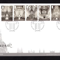 2008 Great Britain Cathedrals Commemorative Stamps addressed First Day Cover (FDC) with Edinburgh pictorial cancel