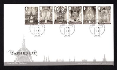 2008 Great Britain Cathedrals Commemorative Stamps addressed First Day Cover (FDC) with Edinburgh pictorial cancel