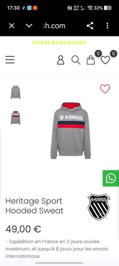 K Swiss Hoodie