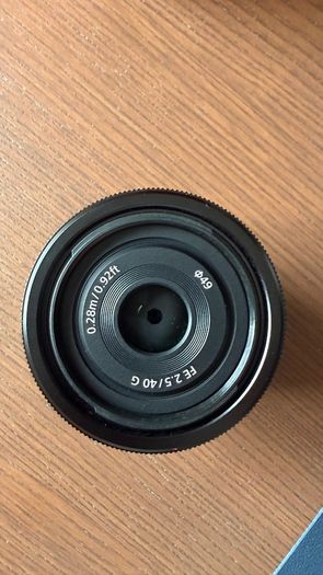 Lens Sony FE 40mm F2.5 G (SEL40F25G) Full-Frame E-Mount