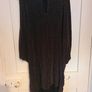 Ladies cold shoulder tunic dress in gold Image 2
