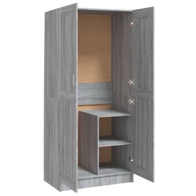NEW SALE | Wardrobe Grey Sonoma 82.5x51.5x180 cm Engineered Wood