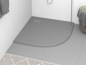 Shower Base Tray SMC Grey 90x90 cm
