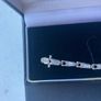 Cubic zirconia and silver tennis bracelet Image 3