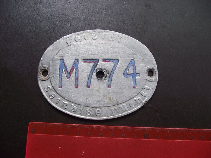 Irish vintage taxi/hackney badge