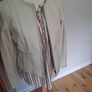 Stunning Cream Genuine Leather Jacket as New (12) Image 5