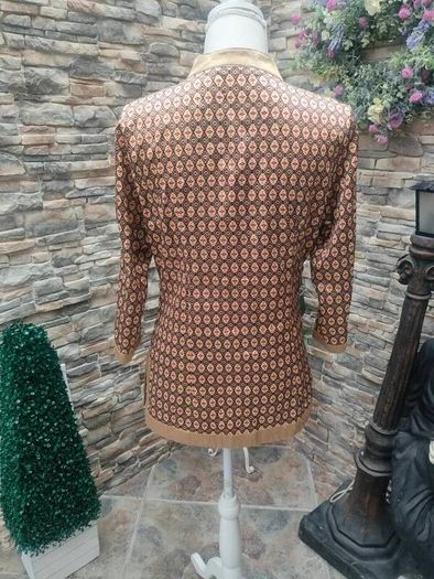 Brown Gold kaftan Small satin top Postage included