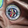 Men 1050s pilots jacket large / x large % 100 leather Image 6