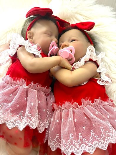 very cute reborn baby doll twins