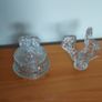 Beautiful vintage glass dressing table set Image 3