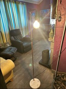 marble base lamp