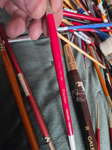 430X Professional Painting Brushes made in England Winsor Newton sable brushes Oil Painting Watercolour Hog bris