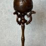 Pair Of Antique Bronze Boshan Incense Burners - Bronze Image 9