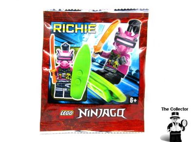 LEGO Ninjago Richie Minifigure Foil Pack Polybag Limited Edition Brand New Sealed