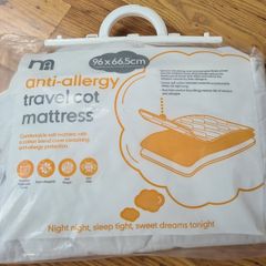 Travel cot mattress