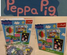 Peppa Pig 4 in 1 Box of jigsaw Puzzles