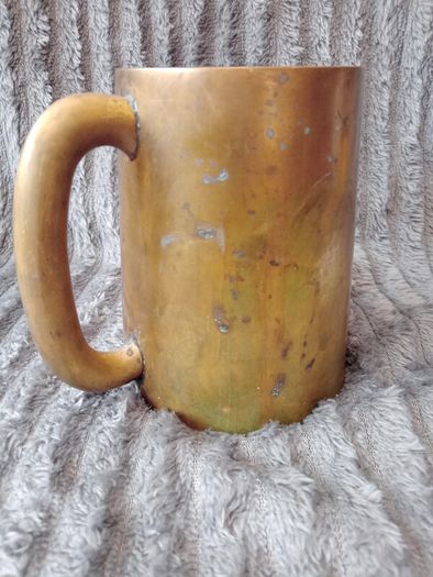 Vintage Solid Brass Tankard / Mug ( India )