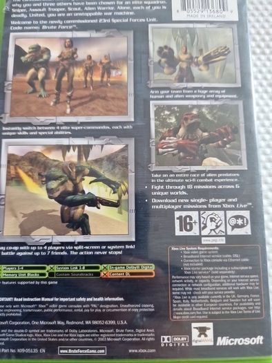 Brute Force Xbox Original Games Original