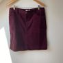 White Stuff Corduroy A-Line Skirt Dark Plum Image 2
