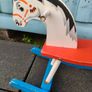 Vintage Child Wooden Rocking Horse Image 2