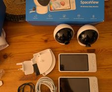 Eufy baby monitor, dual camera set up