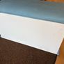 x2 Toy storage boxes Personalized white toy box features a light blue cushioned seat, the name "Jack" and pirate plastic box with lead Image 6
