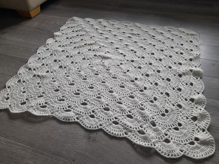 Handmade christening blankets