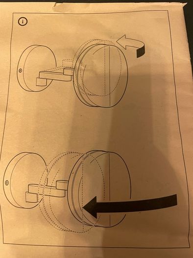 Bathroom light LED dimmable wall light swivel Brand new
