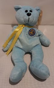 Vintage beanie bear Collecticritters "Euro"