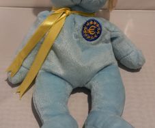 Vintage beanie bear Collecticritters "Euro"