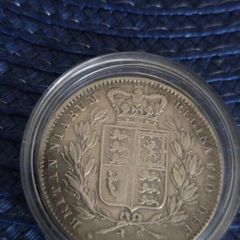 Victorian silver Crown 1844