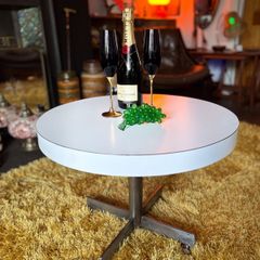Mid Century circular side table