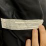 Bershka Cropped Faux Leather Biker Blazer Jacket in Black Image 10
