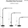 Lash Light, LED Floor Lamp, Reading Floor Lamp, Adjustable Gooseneck, 3 Heights, 10W Dual Brightness, Portable Standing Lamp for Eyelash Extensions, Makeup, Office Image 4