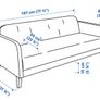 3 seater light sofa immaculate Image 2
